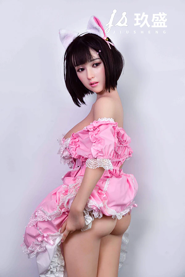 150cm/4ft11 D-cup Asian Silicone Head Sex Doll - #6 Lily - Image 6