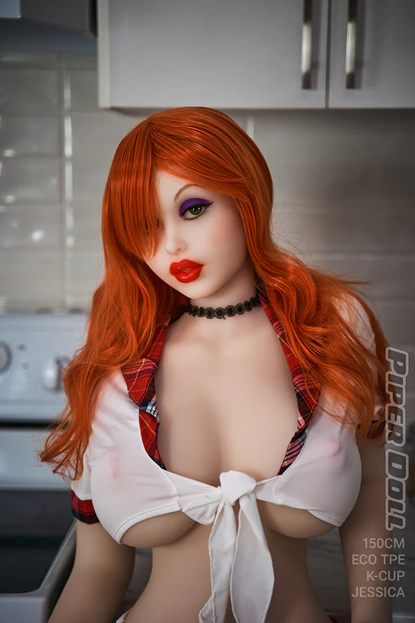 150cm/4ft11 Huge Breast|Tits K-cup Anime TPE Sex Doll - Jessica - Image 34