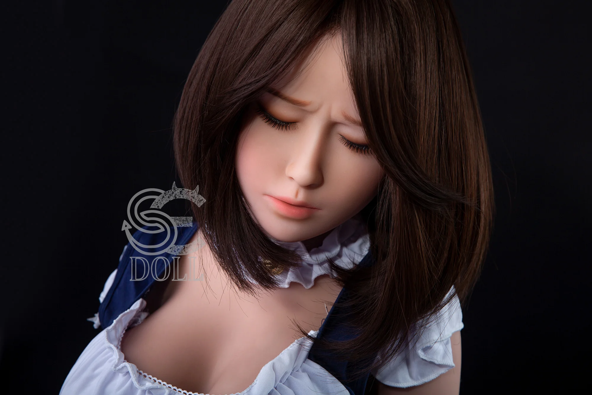 151cm/4ft11 E-cup Realistic Cute Asian Sex Doll Head #073 - Lilith.A - Image 15