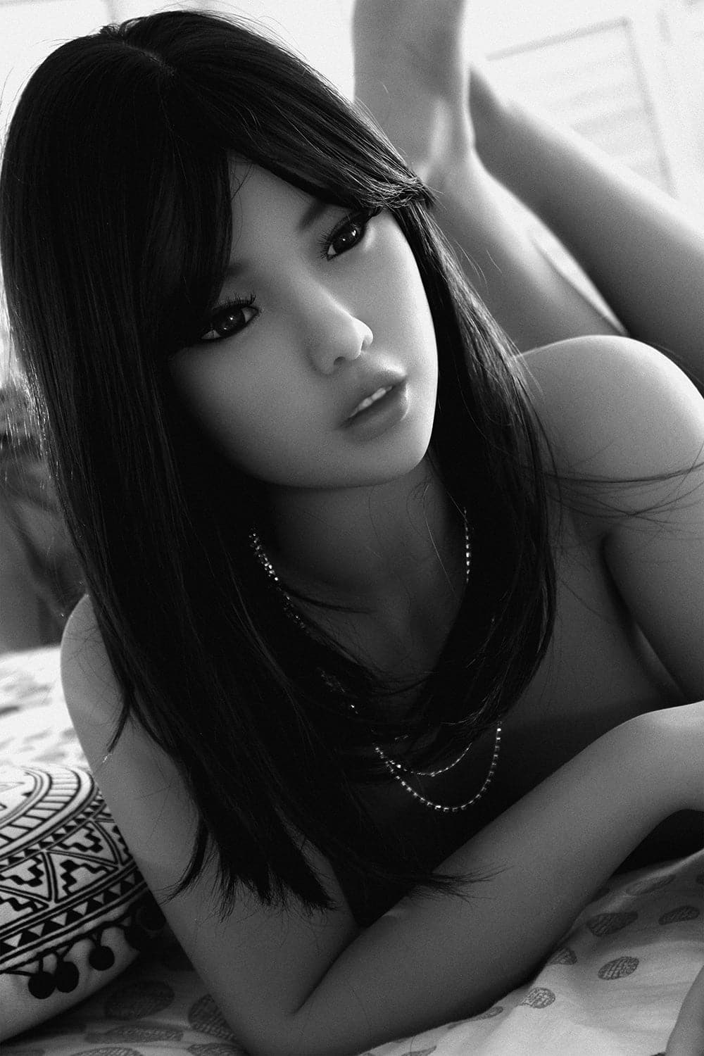 151cm/4ft11 E-Cup Face Hermina Asian Slut TPE Sex Doll - Image 11