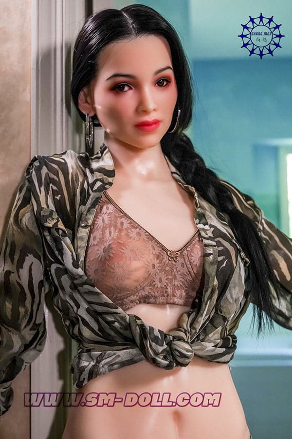 156cm/5ft1 C-cup Realistic Mature Skinny Silicone Sex Doll with #X2 Head - Image 3