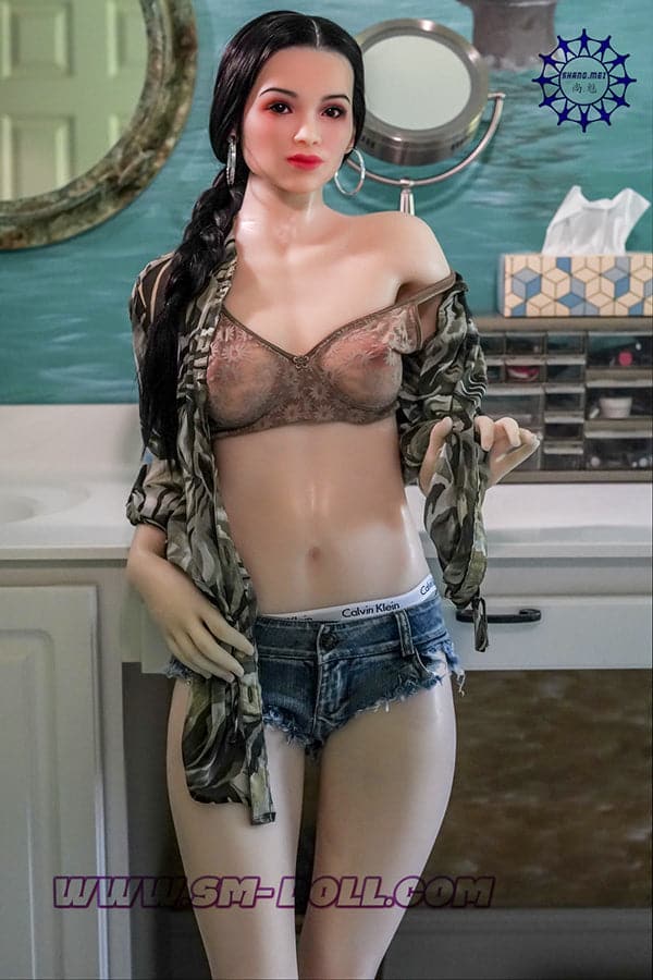 156cm/5ft1 C-cup Realistic Mature Skinny Silicone Sex Doll with #X2 Head - Image 8