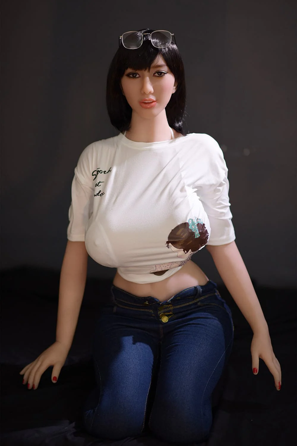 163cm/5ft4 I-Cup Huge Tits & Big Butt Black Short Hair Sex Doll with #101 Head - Image 17