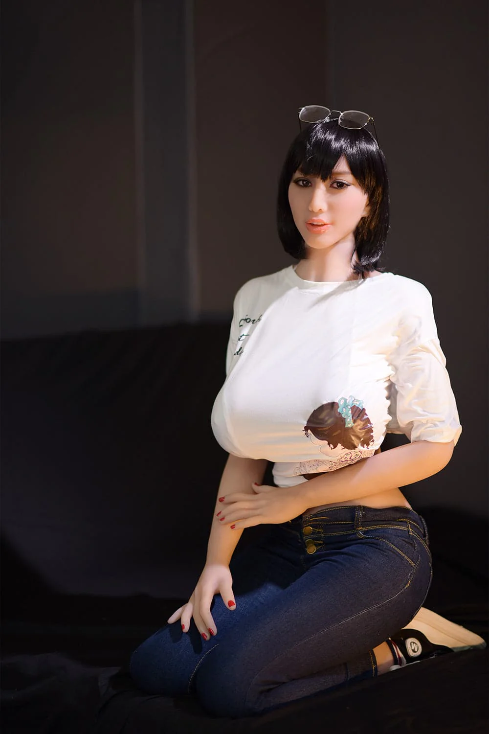 163cm/5ft4 I-Cup Huge Tits & Big Butt Black Short Hair Sex Doll with #101 Head - Image 18