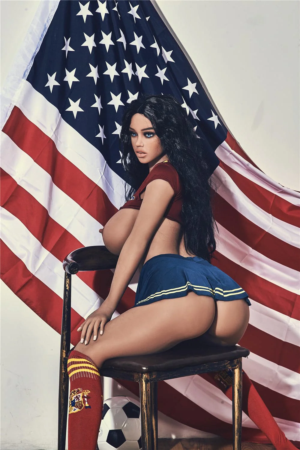 163cm/5ft4 C-Cup Super Sexy Cheerleader Sex Doll with #56 Head - Jane - Image 6