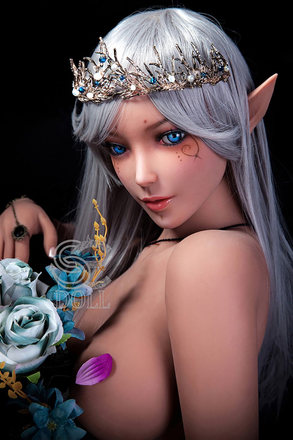 US In Stock-150cm/4ft Alien 11 D-Cup Anime Elf Princess Sex Doll - Image 4