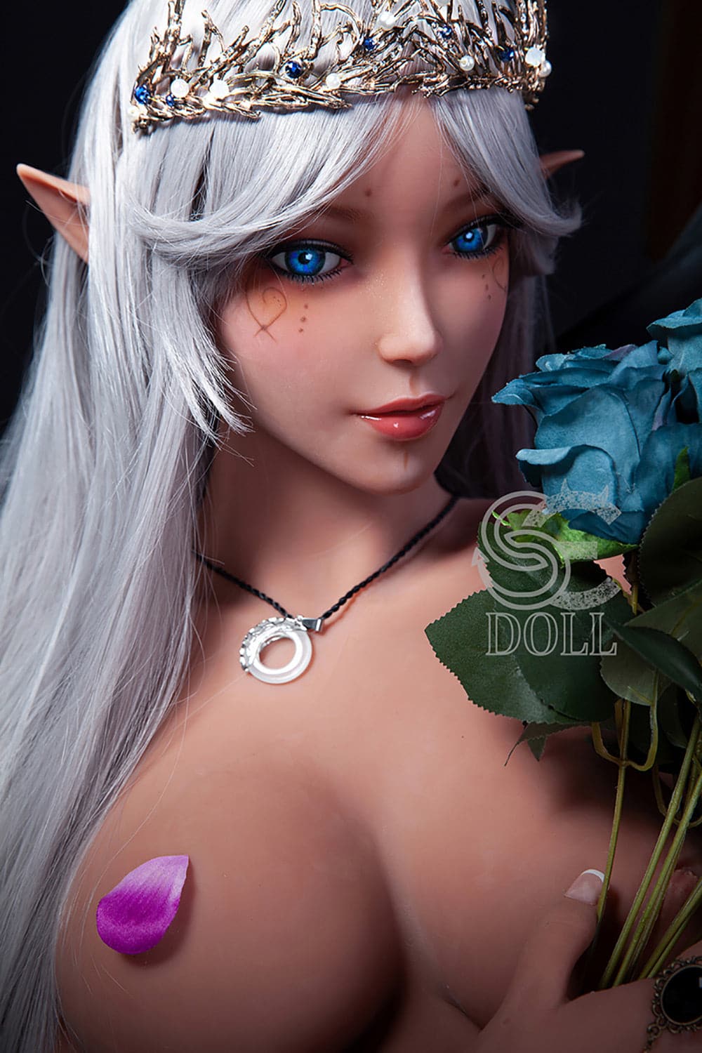 US In Stock-150cm/4ft Alien 11 D-Cup Anime Elf Princess Sex Doll - Image 5