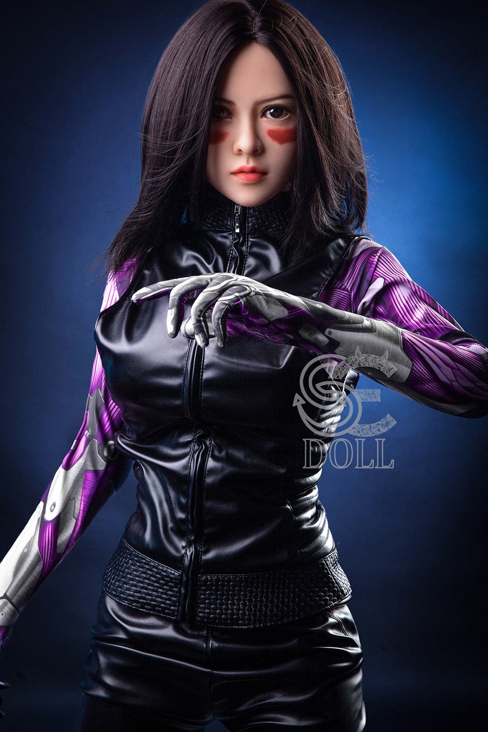 US In Stock-151cm/4 ft 11 E-Cup Battle Angel Alita Anime STPE Sex Doll - Image 5
