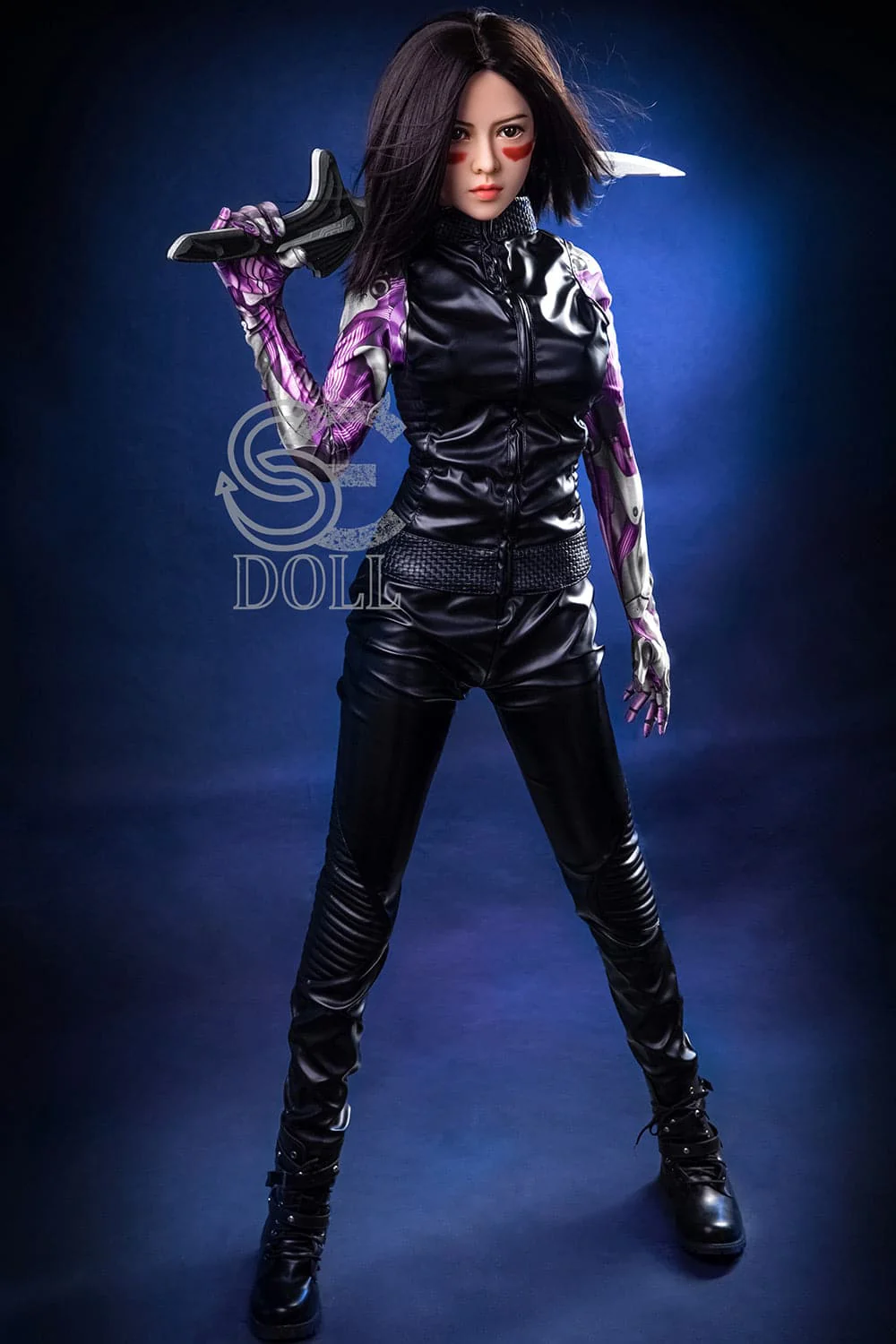 US In Stock-151cm/4 ft 11 E-Cup Battle Angel Alita Anime STPE Sex Doll - Image 6