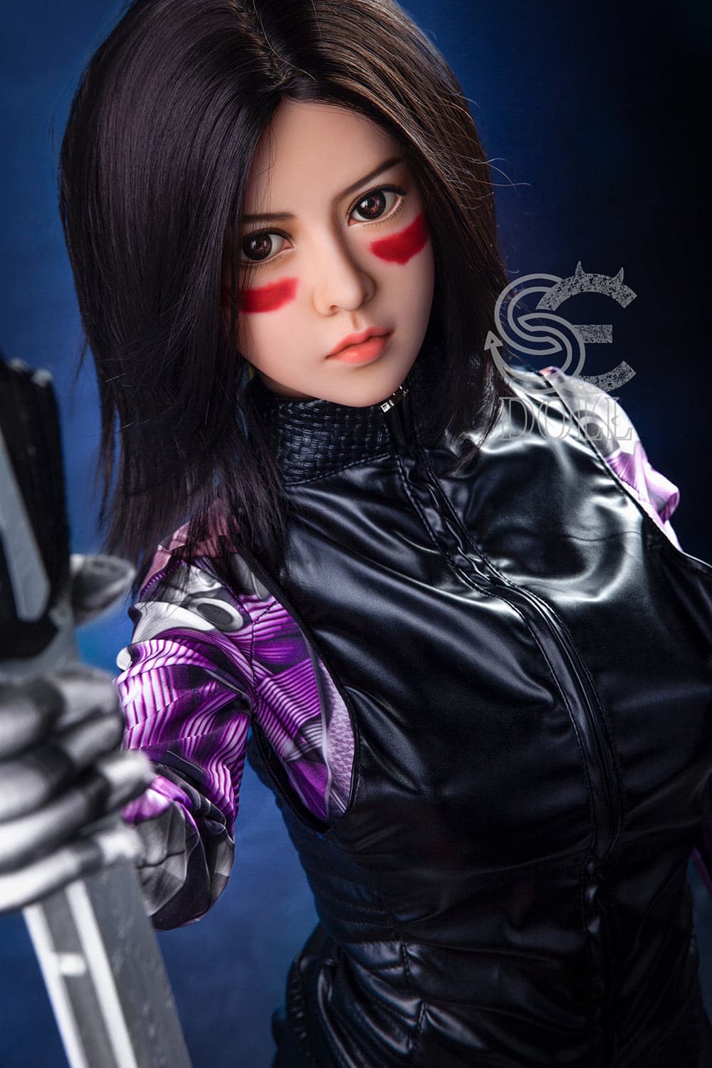 US In Stock-151cm/4 ft 11 E-Cup Battle Angel Alita Anime STPE Sex Doll - Image 8