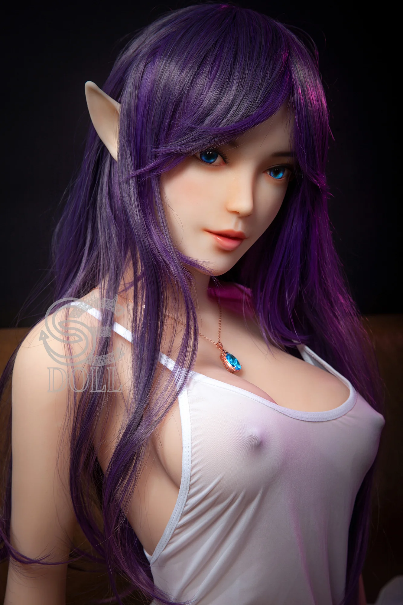US In Stock - 151cm/4ft11 E-cup Elf Sex Doll SED081 Head #022 - Olivia - Image 3