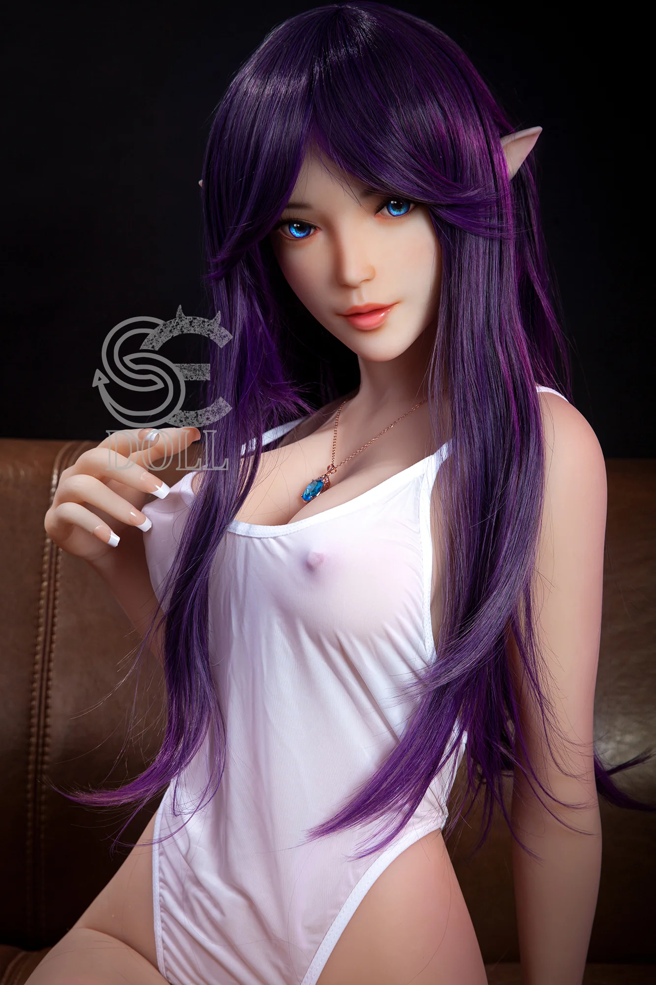 US In Stock - 151cm/4ft11 E-cup Elf Sex Doll SED081 Head #022 - Olivia - Image 4