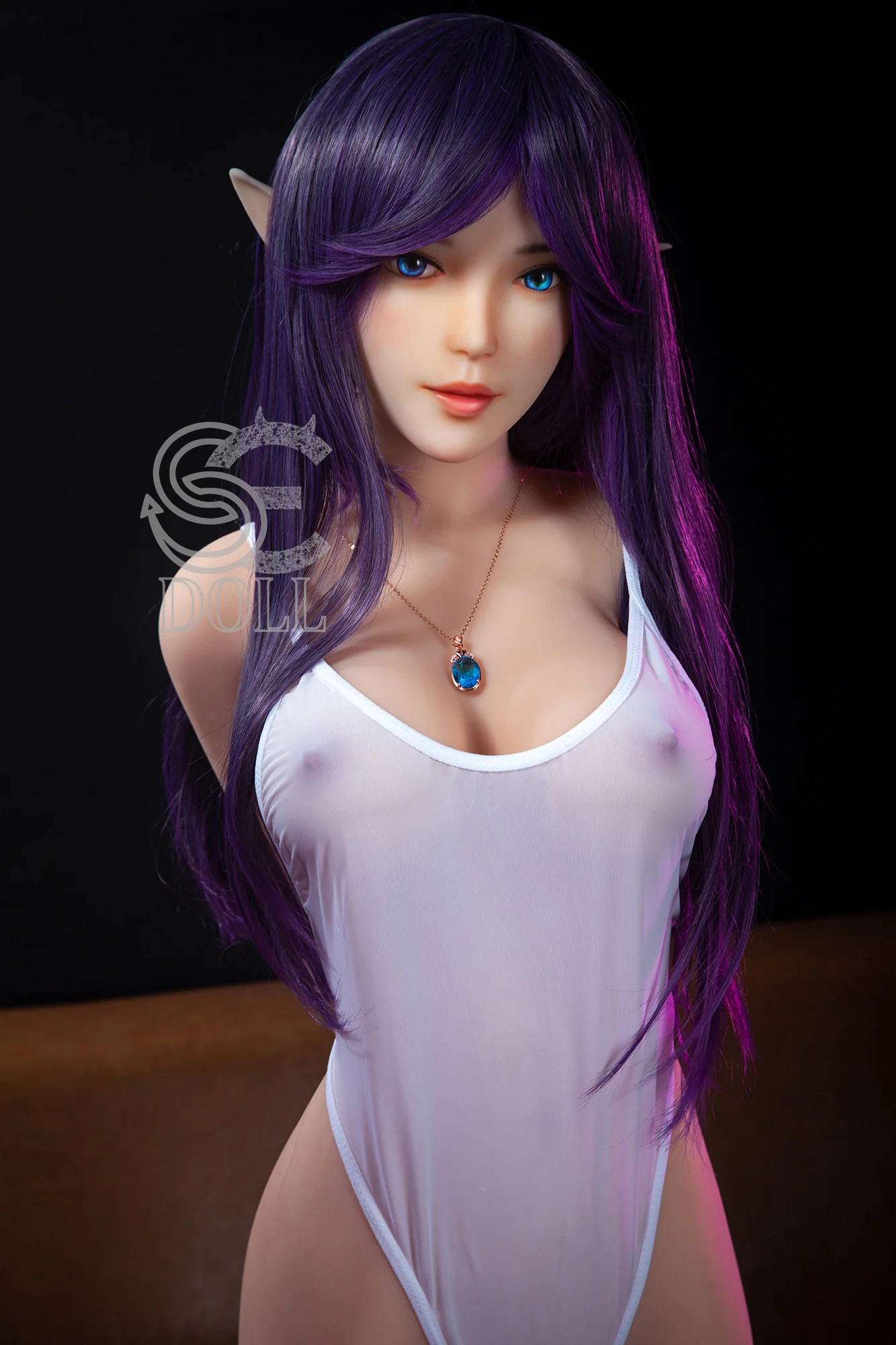 US In Stock - 151cm/4ft11 E-cup Elf Sex Doll SED081 Head #022 - Olivia - Image 6