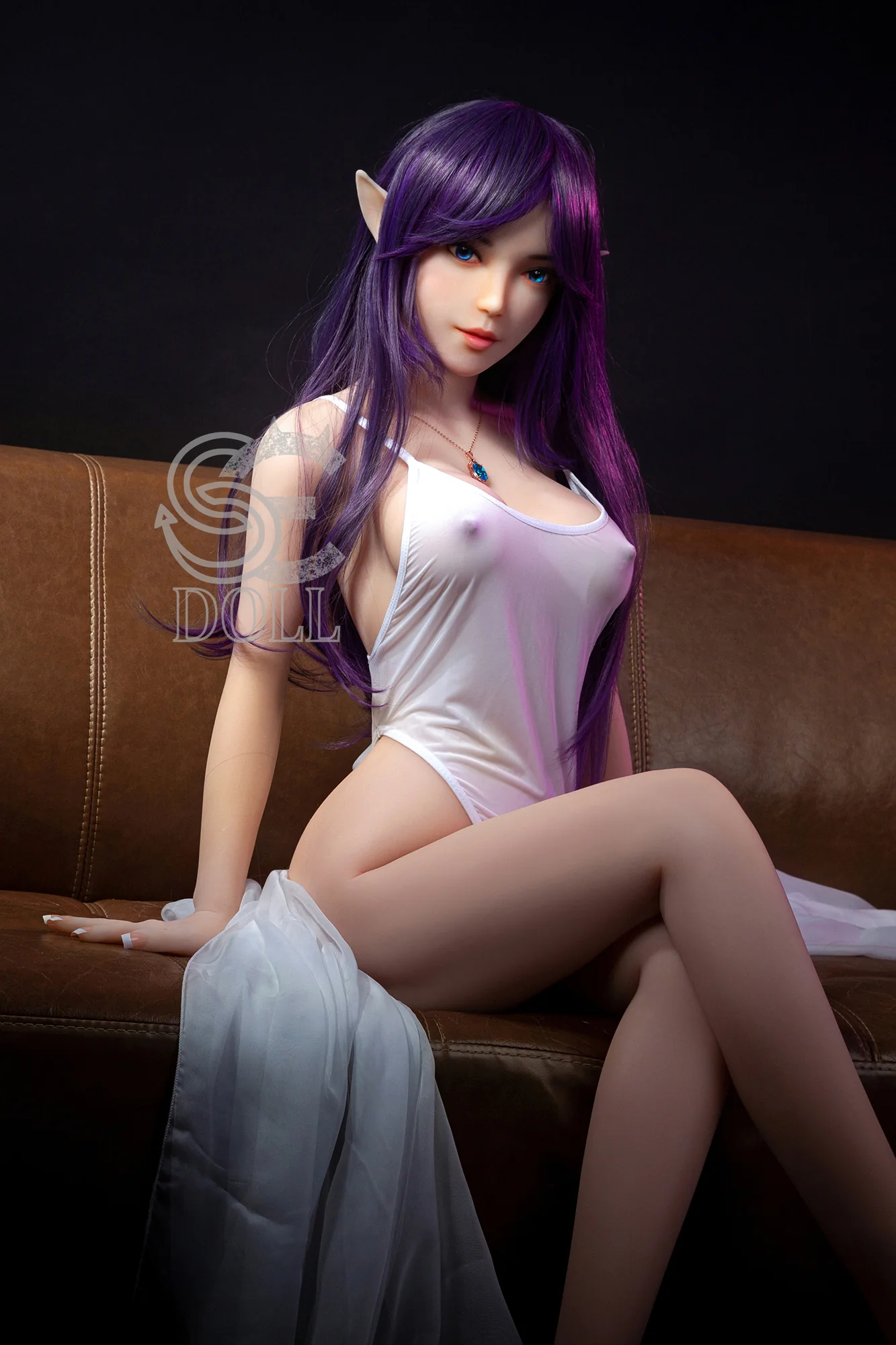 US In Stock - 151cm/4ft11 E-cup Elf Sex Doll SED081 Head #022 - Olivia - Image 7