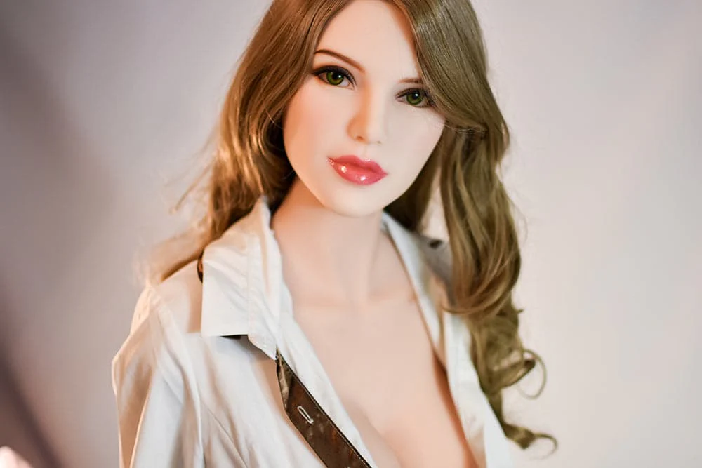 165cm/5ft5 F-Cup American Blonde Big Breast Realistic Sex Doll - Image 14