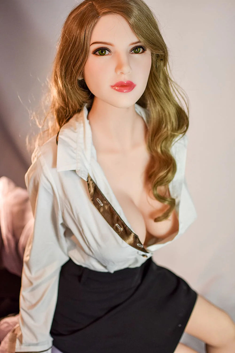 165cm/5ft5 F-Cup American Blonde Big Breast Realistic Sex Doll - Image 8