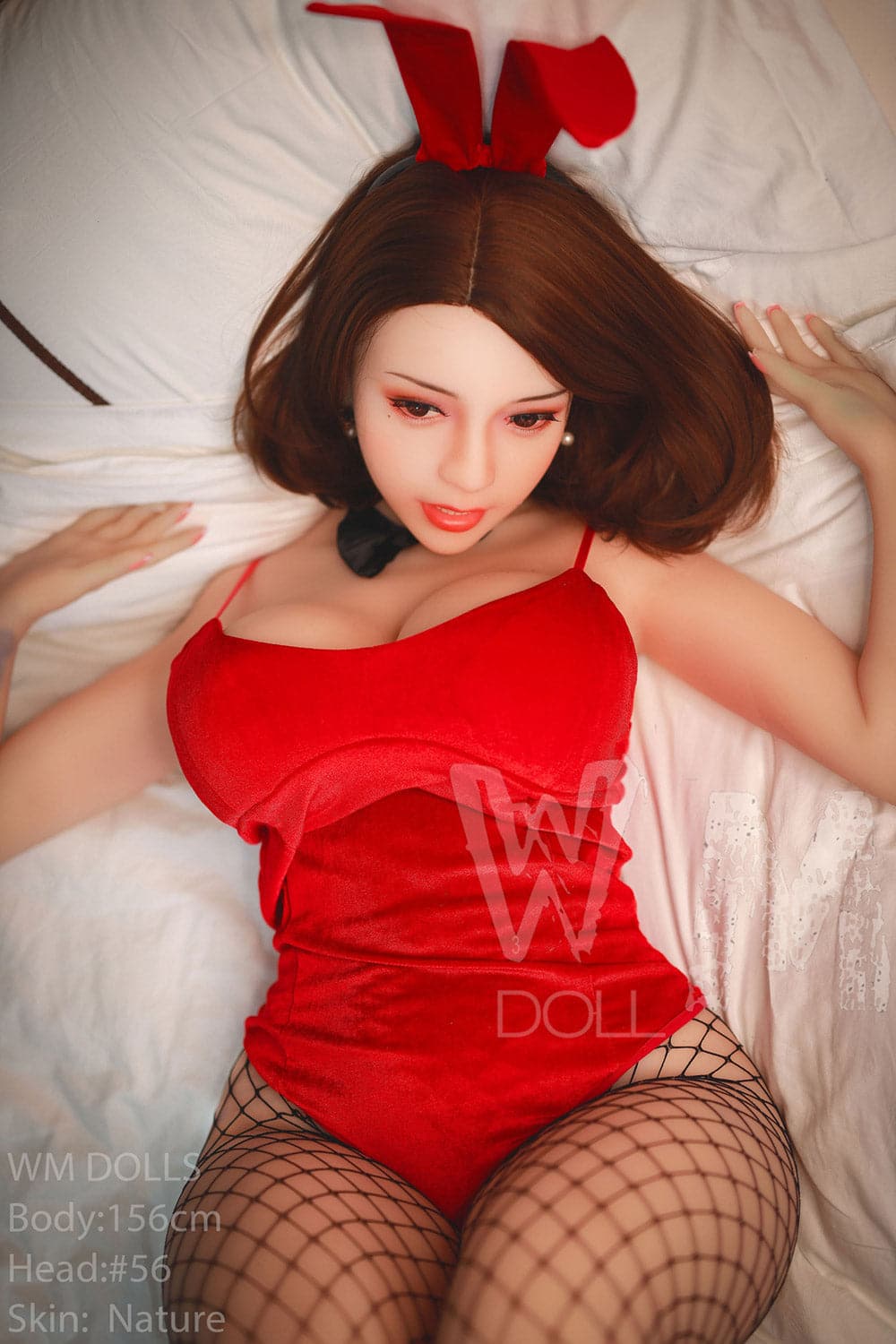 156cm/5ft1 H-Cup Asian Lifelike Thick Sex Doll with #56 Head - Image 19