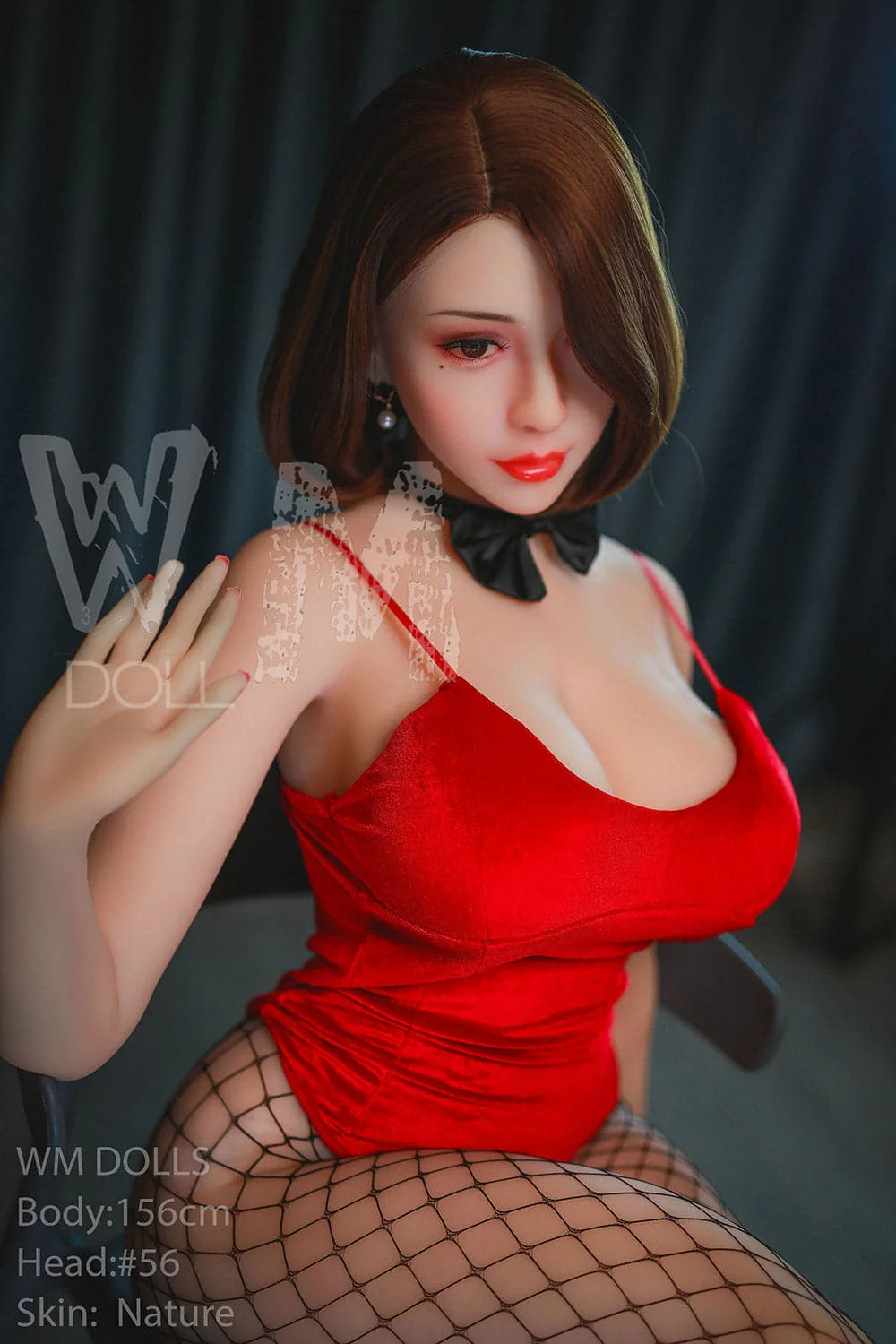 156cm/5ft1 H-Cup Asian Lifelike Thick Sex Doll with #56 Head - Image 3