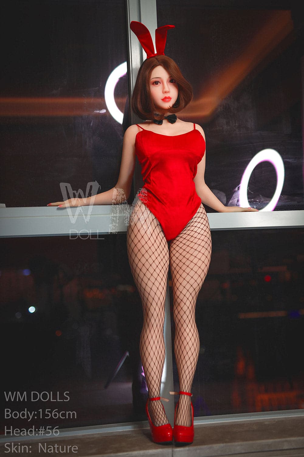 US In Stock-156cm/5ft1 H-Cup Asian Lifelike Fixed Vagina STPE Sex Doll with #56 Head - Image 21