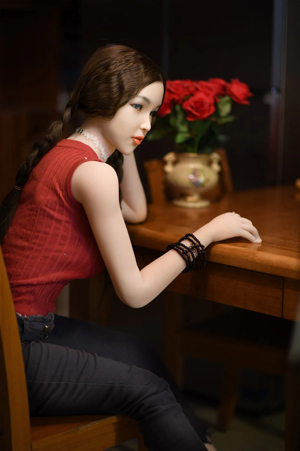 170cm/5ft7 C-Cup Skinny Asian Silicone Head Sex Doll - Image 10