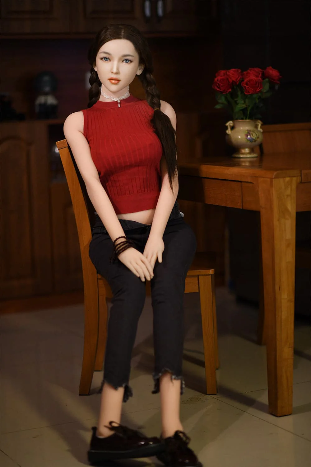 170cm/5ft7 C-Cup Skinny Asian Silicone Head Sex Doll - Image 28